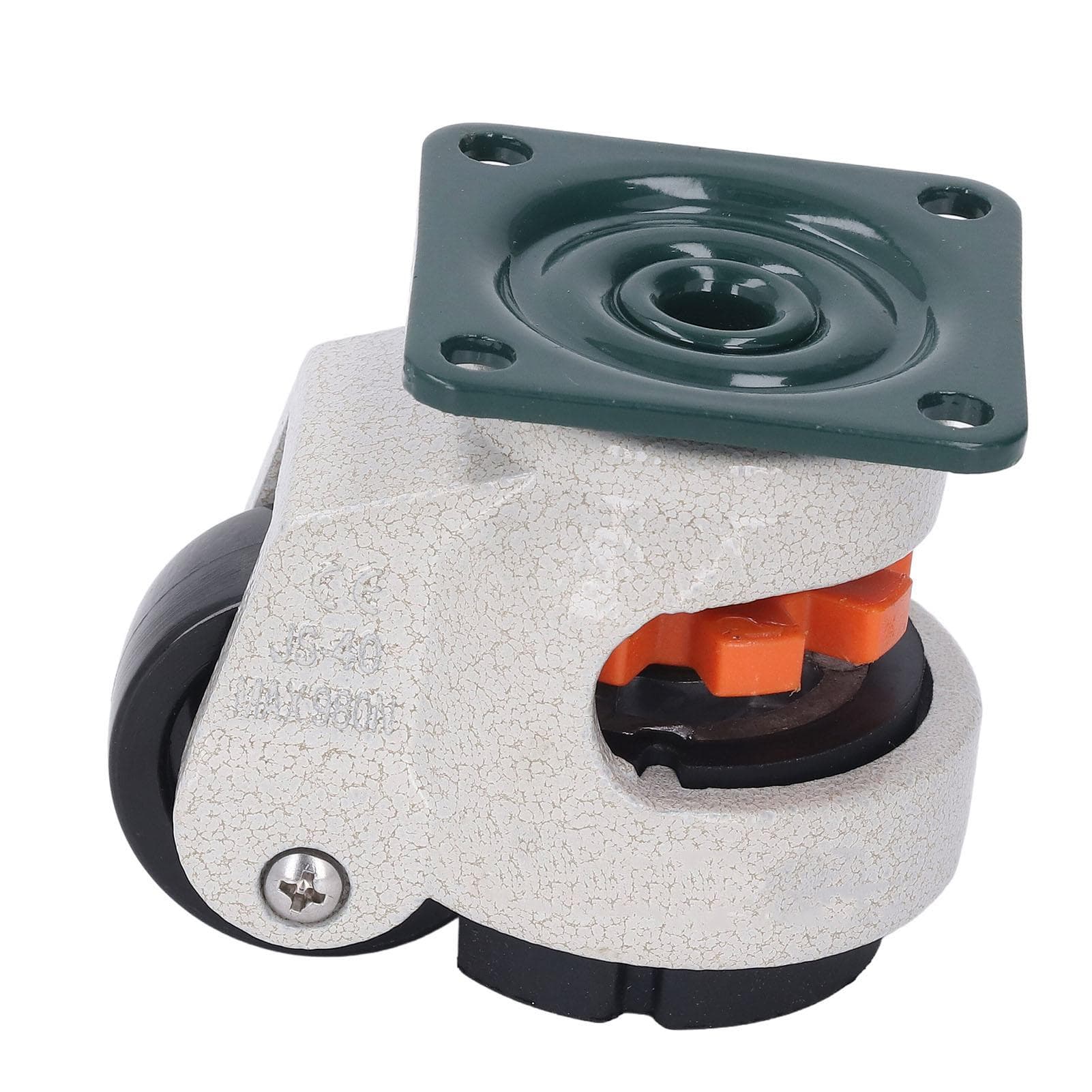 Leveling Caster 40mm Outer Diameter High Load Bearing Height Adjustable Plate Caster Wheel