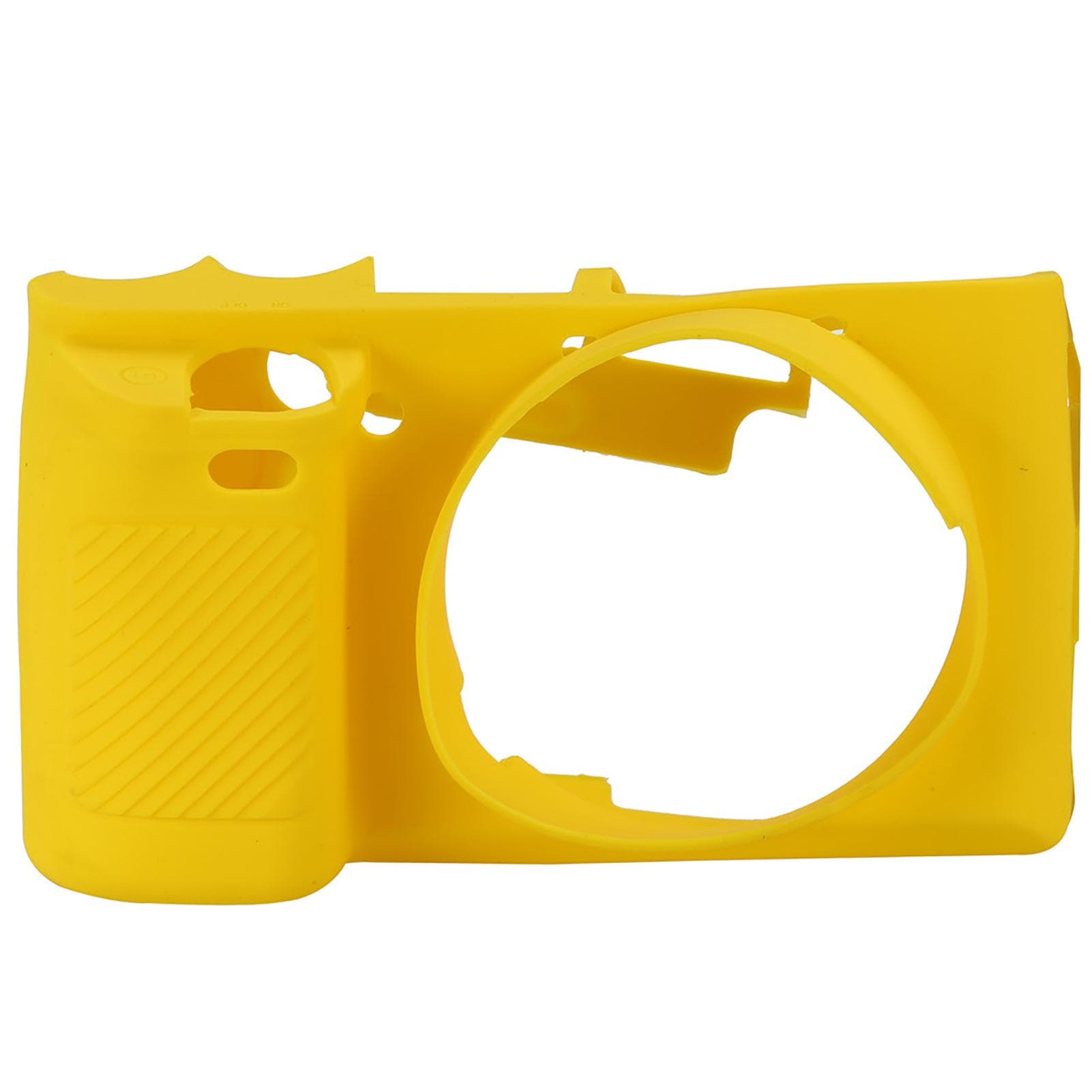 Soft Silicone Camera Case Protective Cover with Easy Access Design for Sony A6000 Yellow yellow