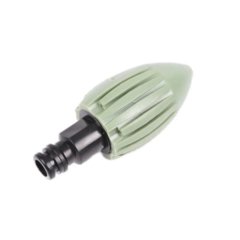 Home Sewer Pressure Washer Nozzle Clean Roof Drainage Pipe Flusher For Garden Hose Water Rocket Drain Pipe Cleaning Water Nozzle green