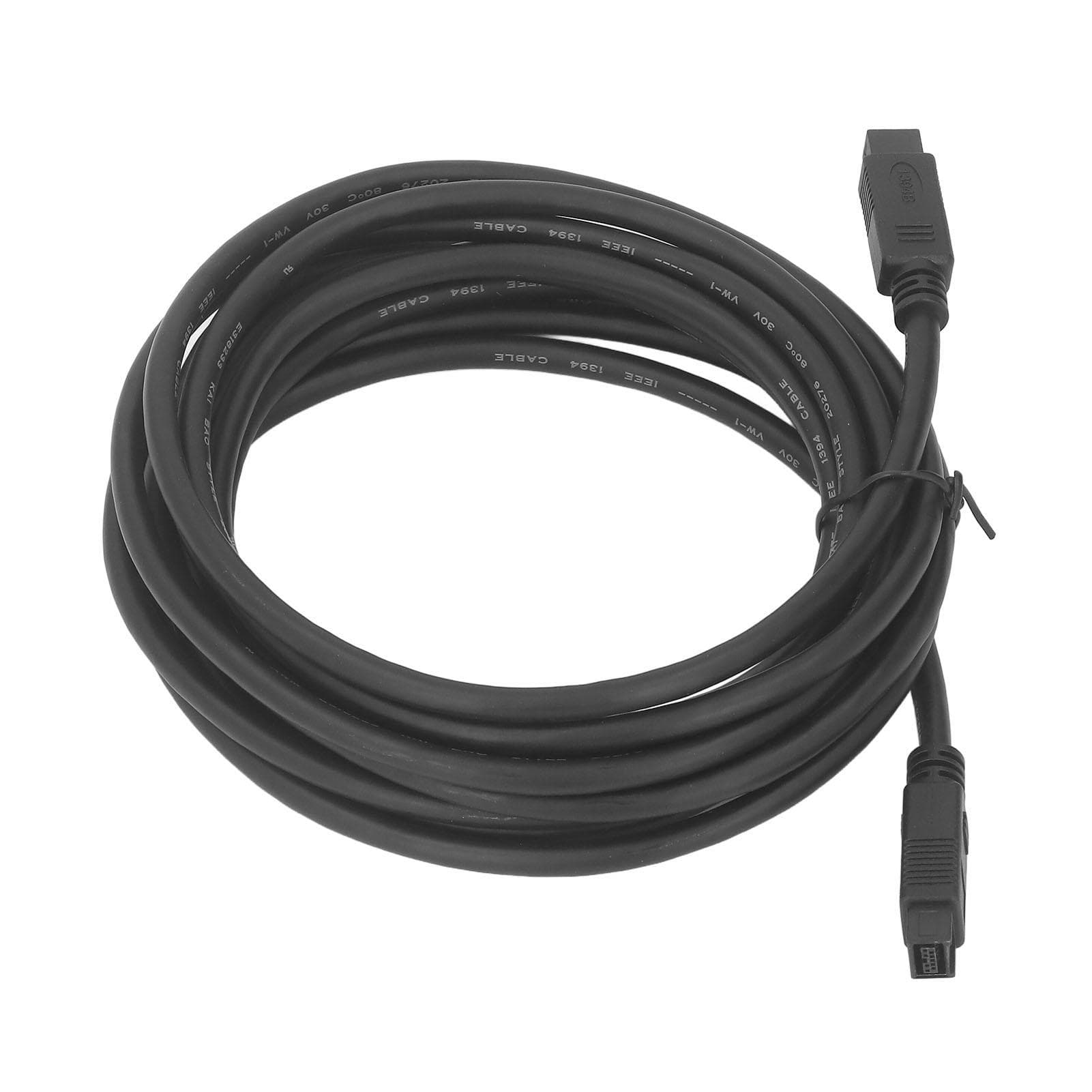 14.76 Feet Firewire IEEE 1394 Cord DV Adapter 9 Pin Male to 9 Pin Male Data Cable for Digital