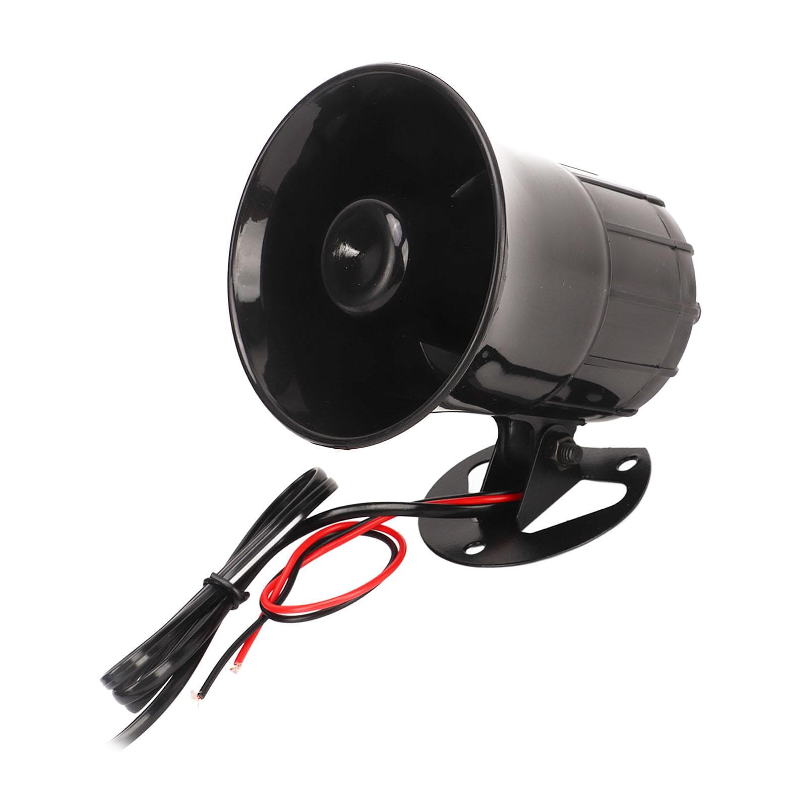 12V 30W 3 Tone Siren 120 DB High Volume Loud Sound Electric Warning Alert Alarm Air Horn for Vehicle