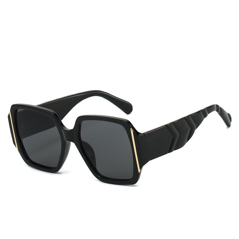 New Retro Fashion Square Women Sunglasses Leopard Gradient UV400 Trendy Men Glasses All Match Personality Brand as picture