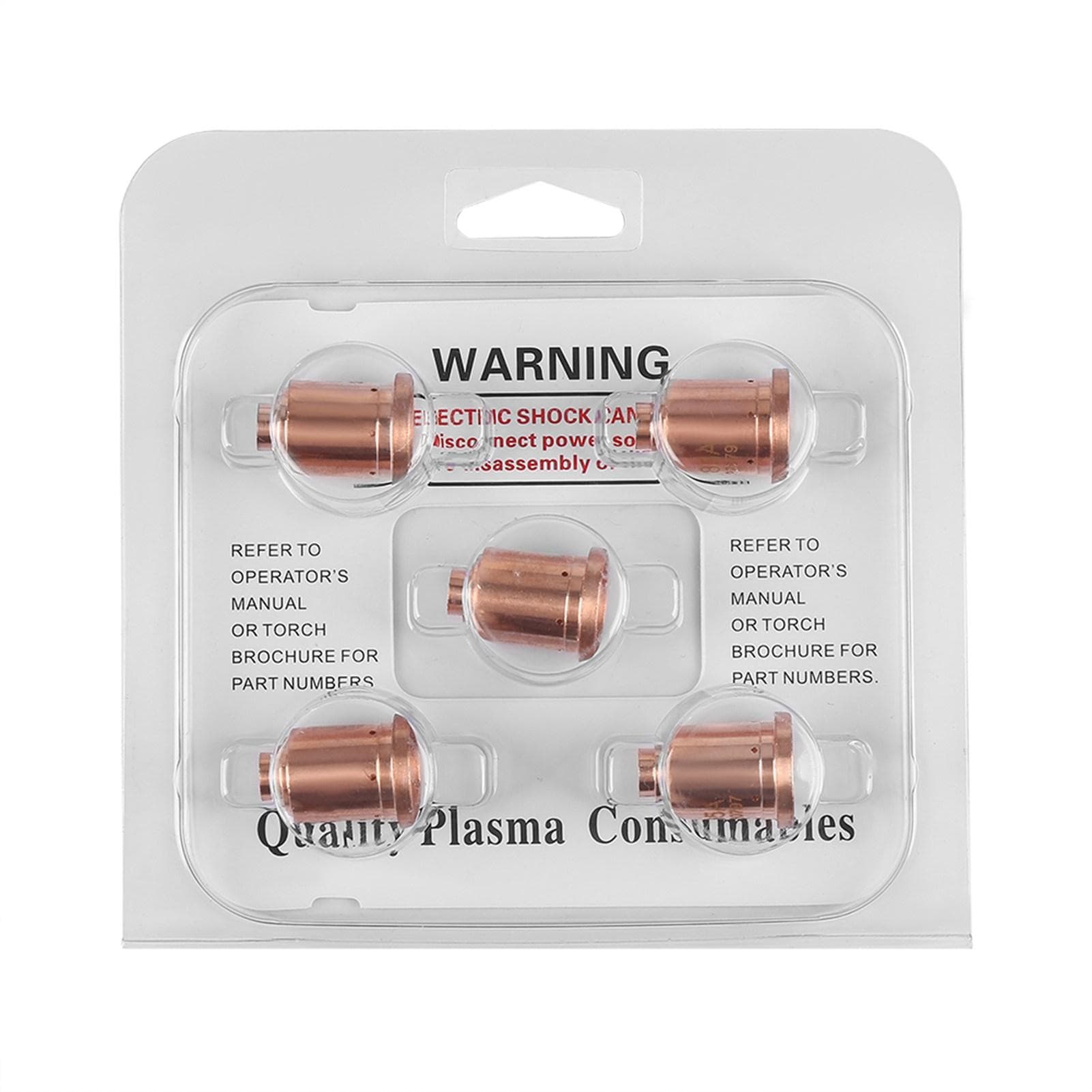 5Pcs 85A Plasma Cutter Nozzle Tips 220797 Fit for MAX85 Plasma Cutting Torch Consumable