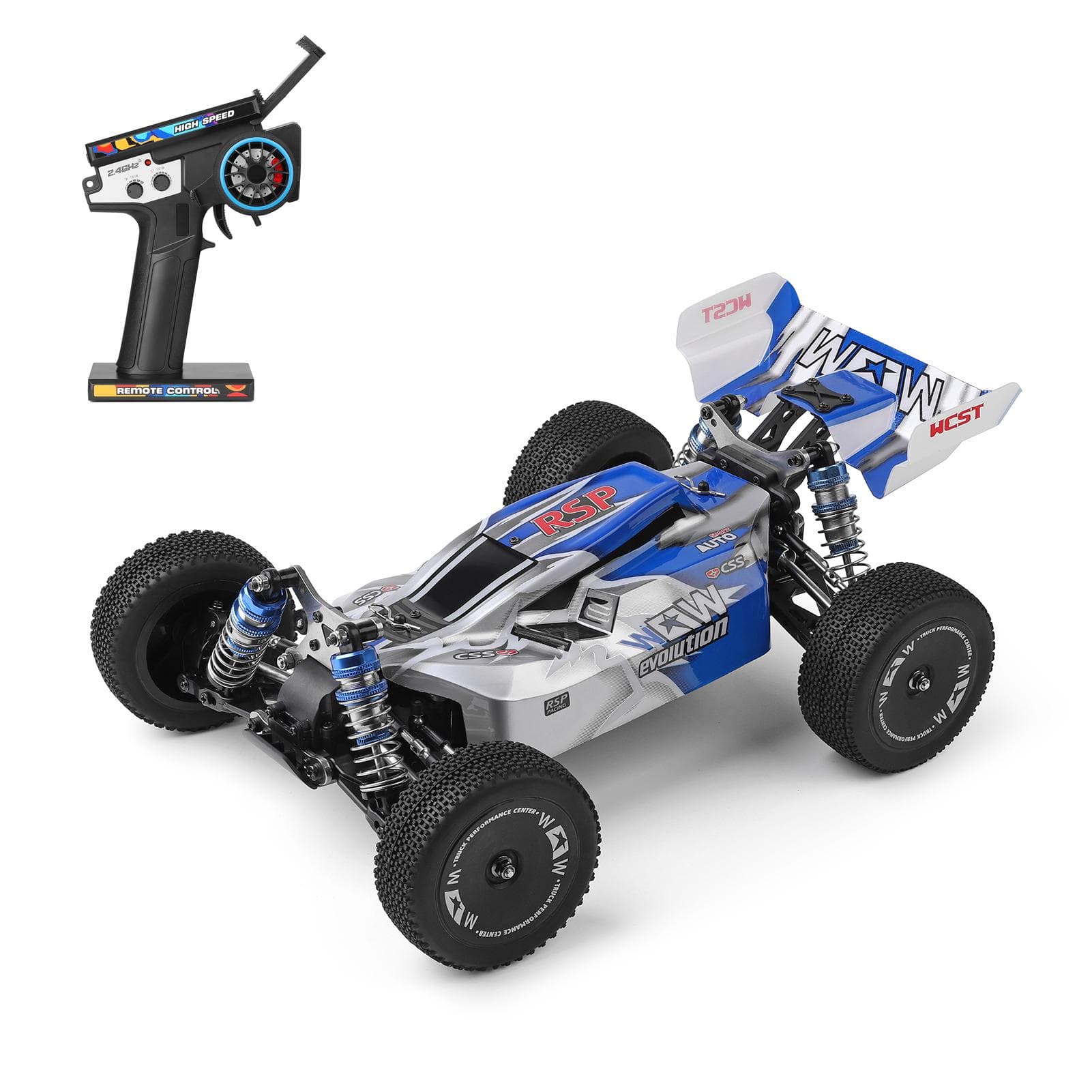 WLtoys 144011 Remote Control Car 1/14 2.4GHz 65KM/H High Speed Off Road Car 4WD Vehicle Gifts for 1 battery