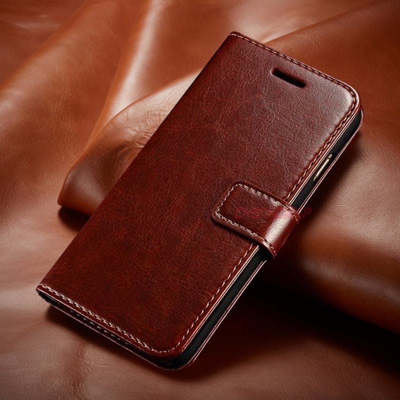 Magnetic Leather Flip Case For Samsung Galaxy A51 A71 A81A70 A50 A30 A40 A20 A10 A20E Wallet Cover Samsung Galaxy A10 brown