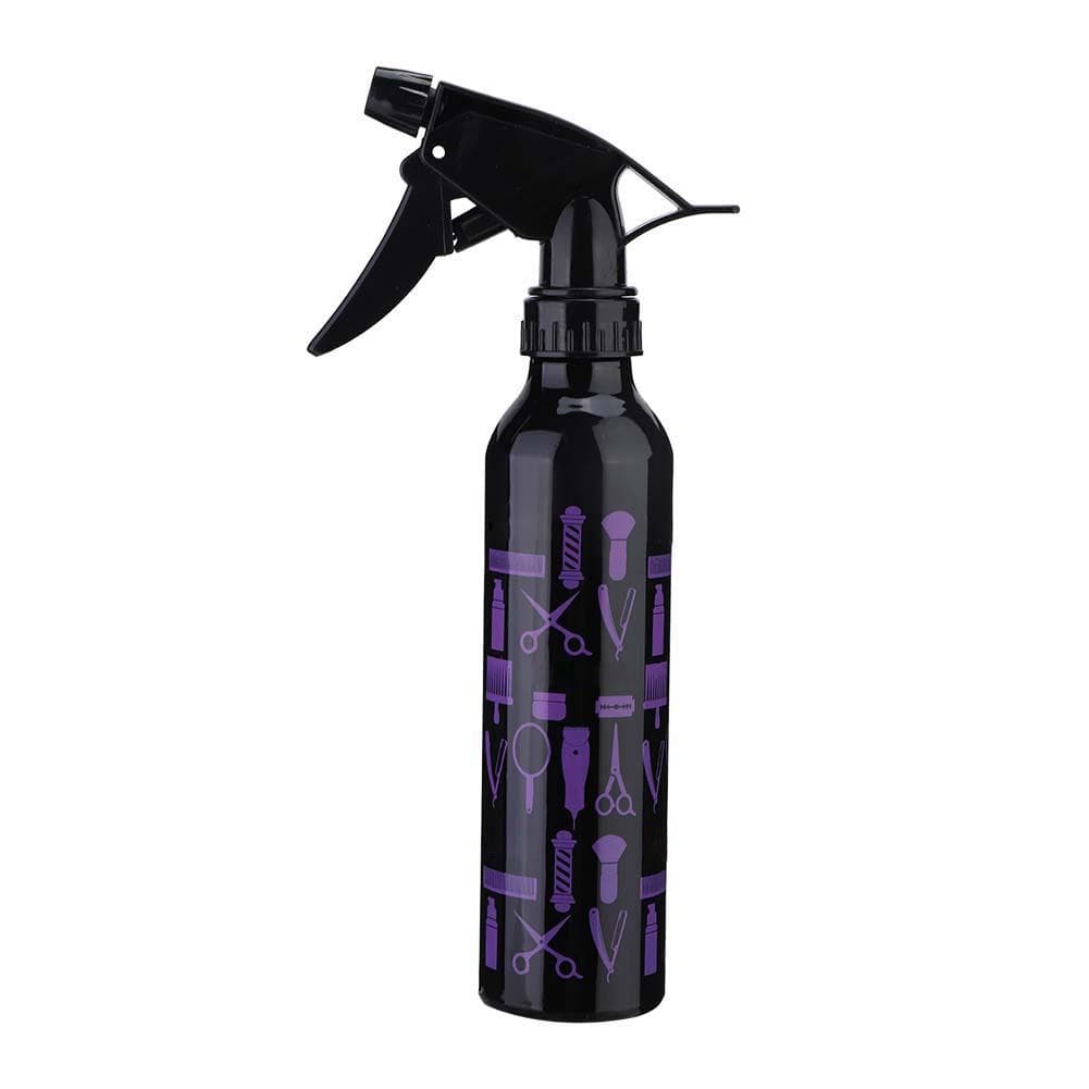 Hairdressing Spray Bottle Salon Barber Shop Hair Styling Water Spray Kettle 300ml(Purple Black)