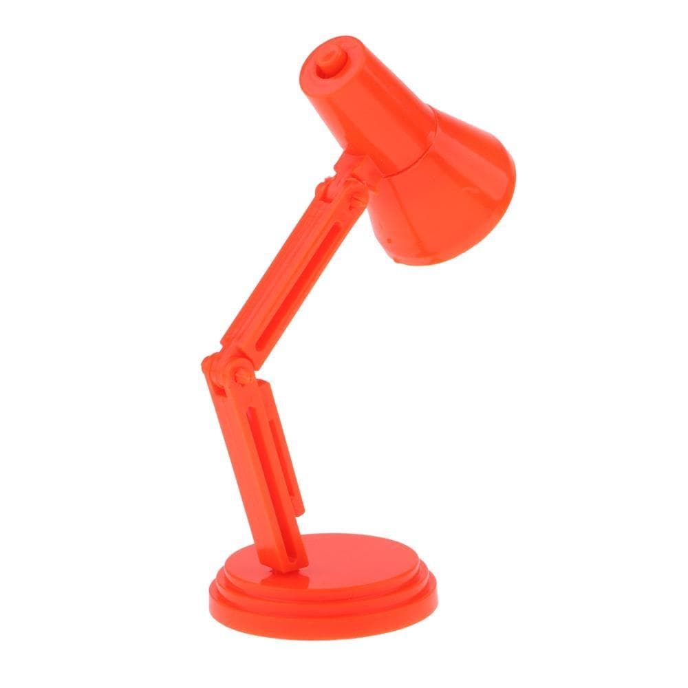 1/6 Scale White LED Desk Lamp Model Furniture for Hot Toys BJD Dollhouse Accessory Kids Pretend Play Toy red