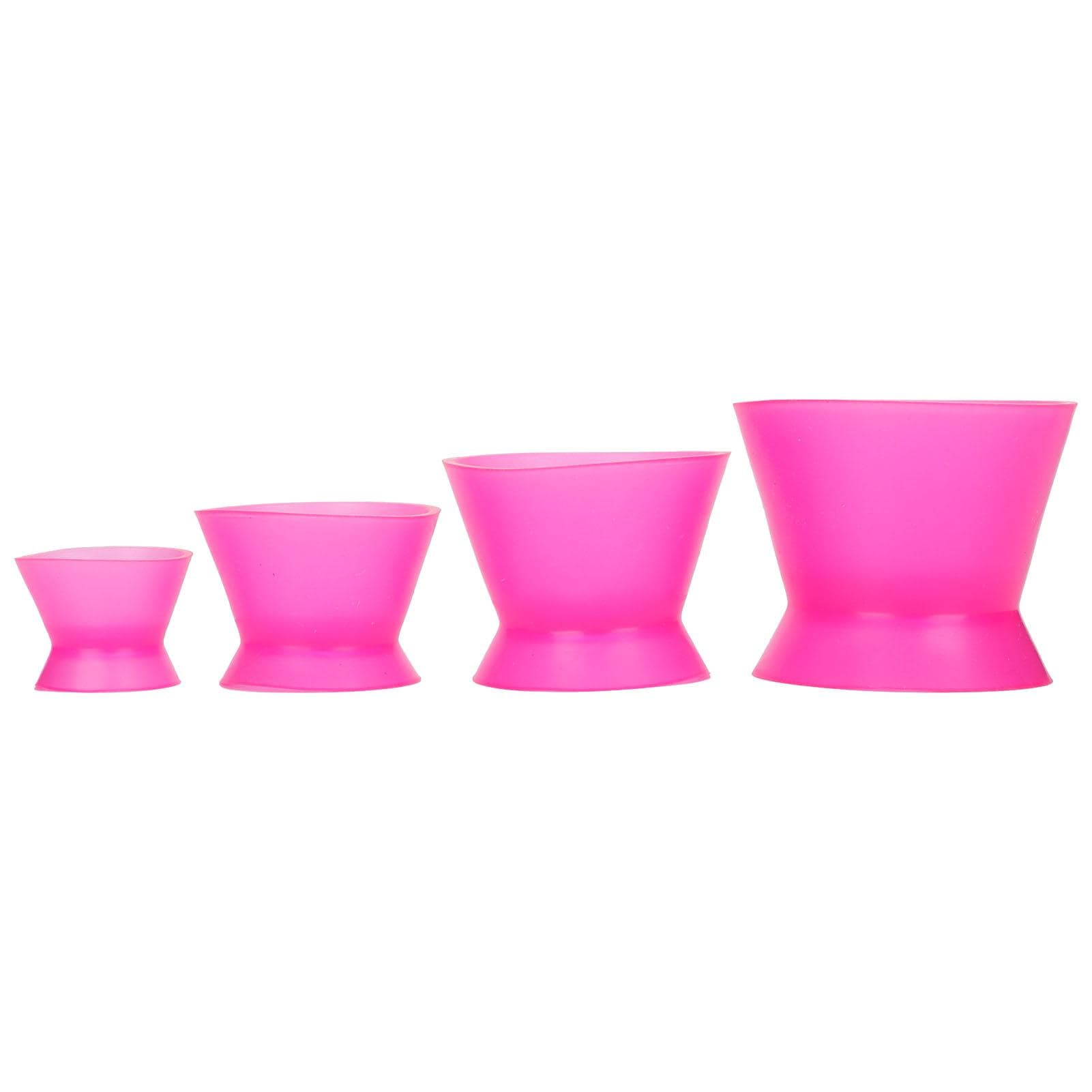 4pcs Dental Mixing Cup Reusable Silicone Mixing Bowl for Mixing Facial Mask Painting Paint Mix