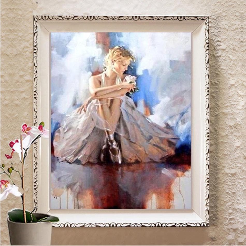 5D Diamond Painting Cross Stitch Kits Full Diamond Embroidery Mosaic Art Picture of Rhinestones Home Decoration Gift Full Square 20X30CM