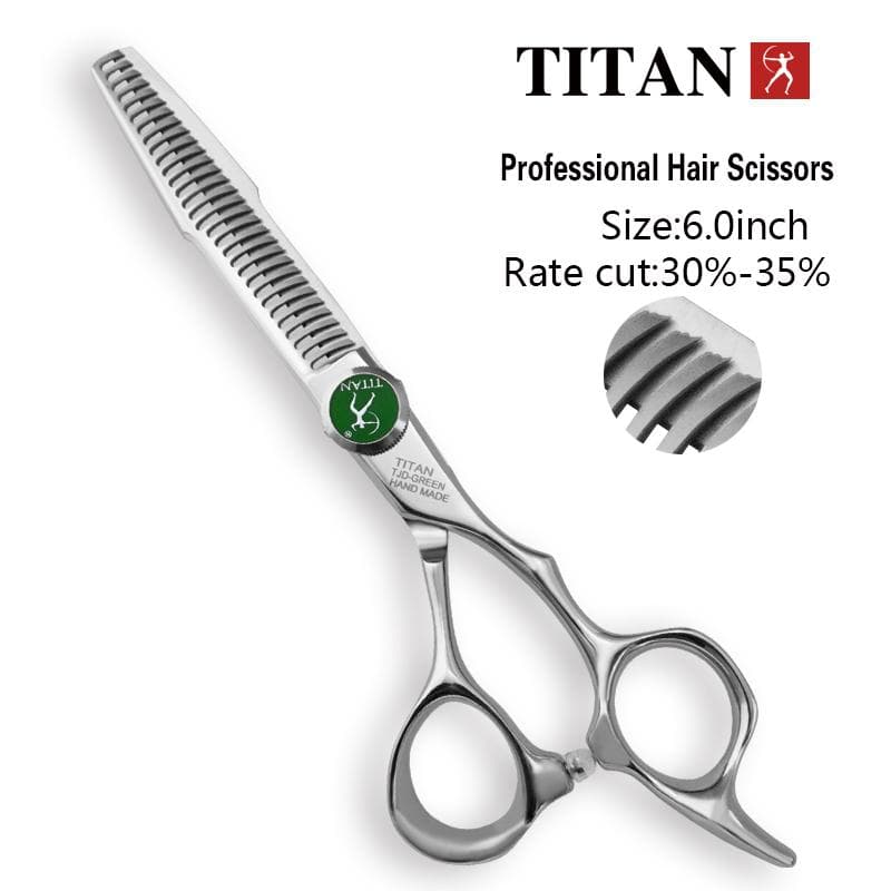TITAN Hairdressing Scissors Cutting Shear Cut Hair Salon Barber Tool 440C Stainless Steel 5.5,6.0inch 6.0inch