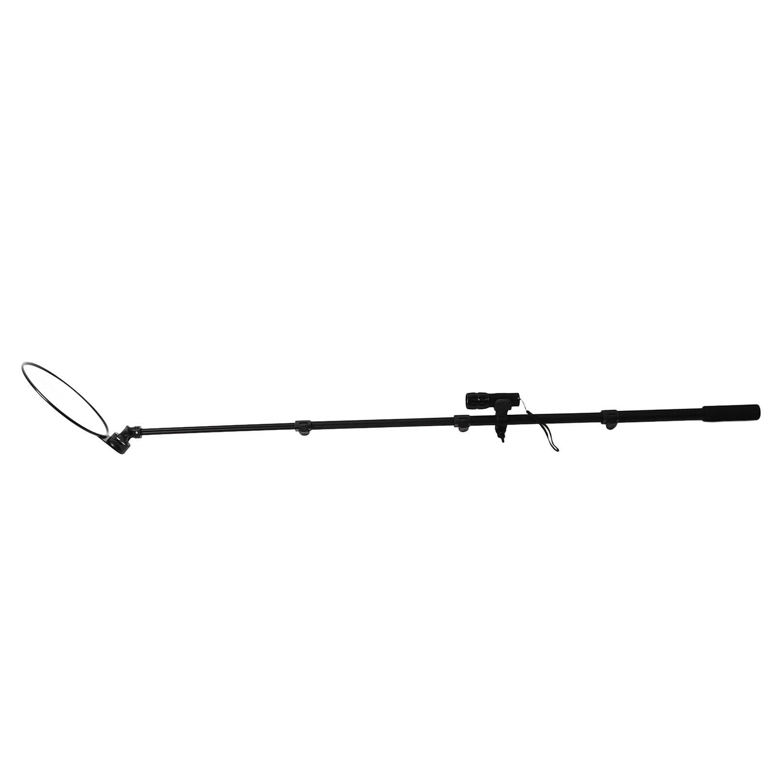 Telescoping Inspection Mirror 20cm 360 degrees Viewing Wide Angle Long Mechanic Mirror Tool with Light for