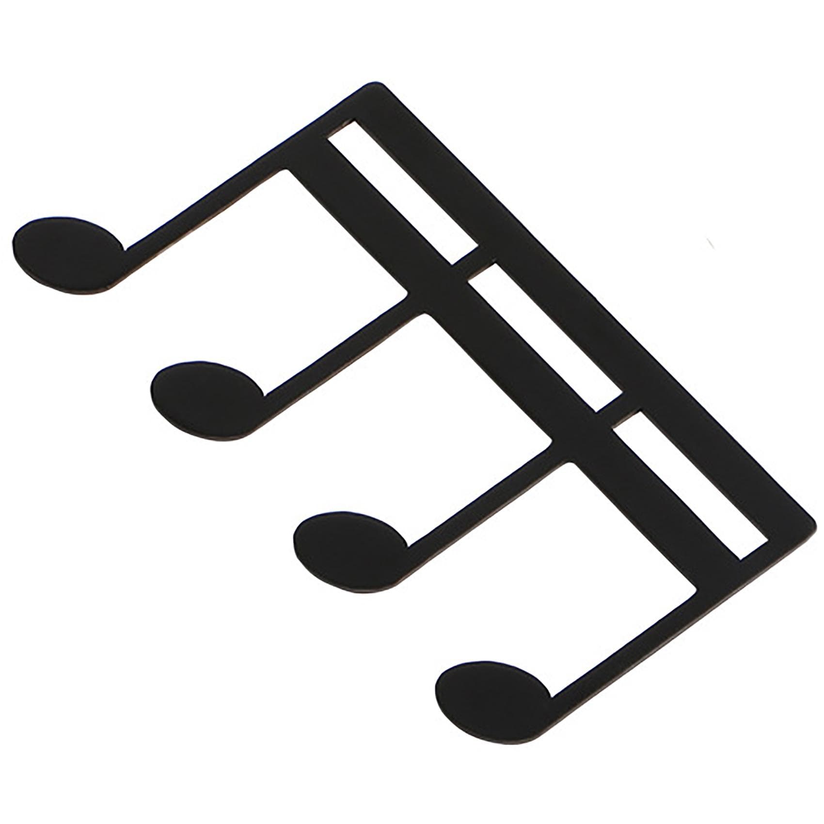 Musical-Note Music Page Holder Professional Music Sheet Clip Mini Page Fixing Piano Score Clips Stationery Clip black