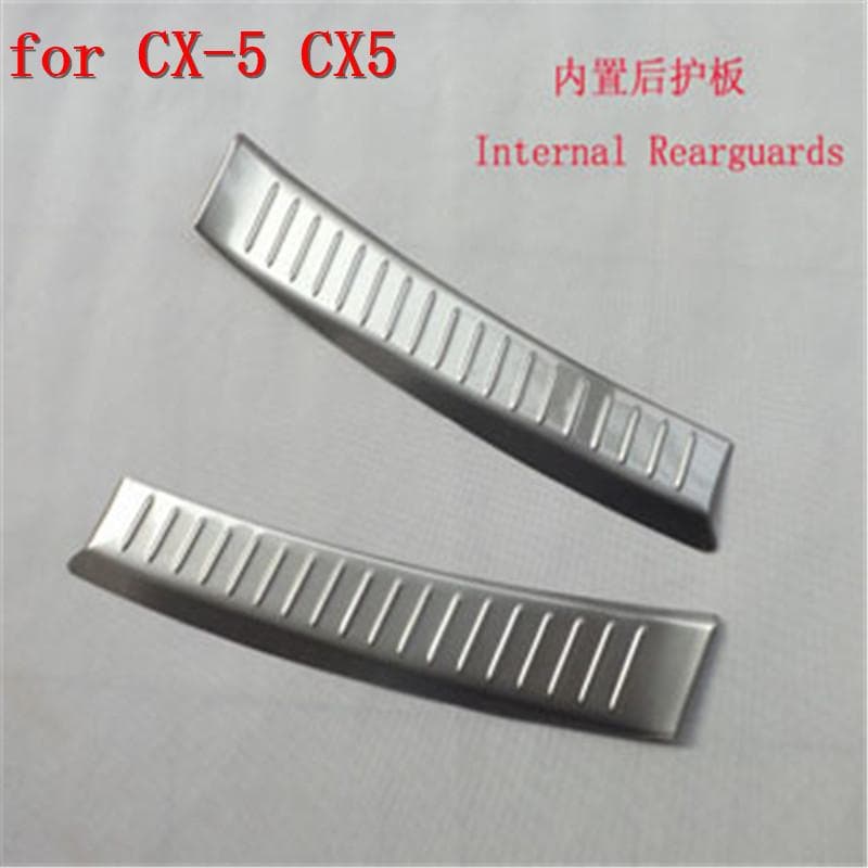 Car-covers high quality Stainless Steel Rear Bumper Protector Sill Trunk Trim for Mazda CX-5 CX5 2012-2016 Car Built-in
