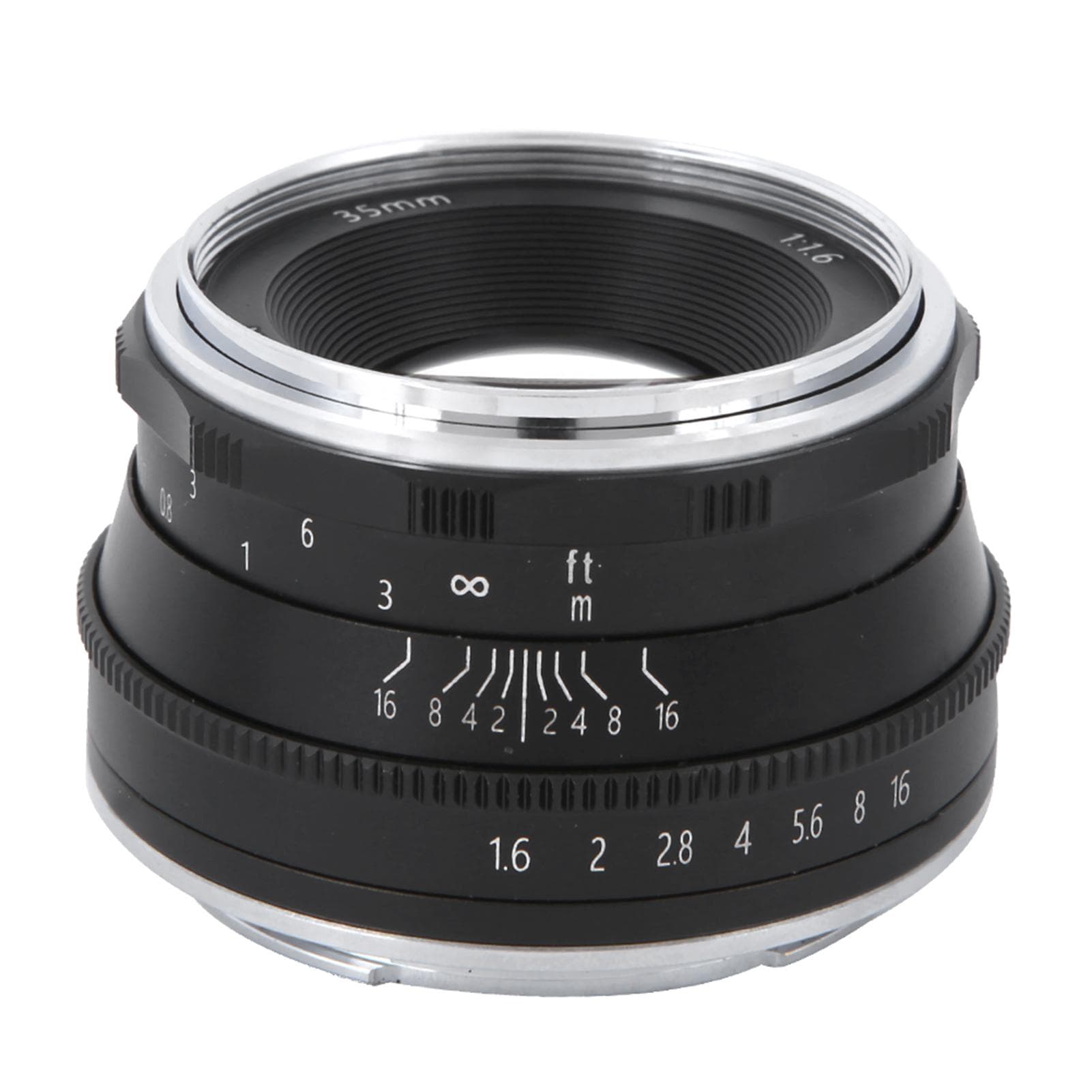 35mm f1.6 Fixed Focus High Definition Coating Film Mirrorless Camera Lens Z Mount for Nikon Z6 Z7 black