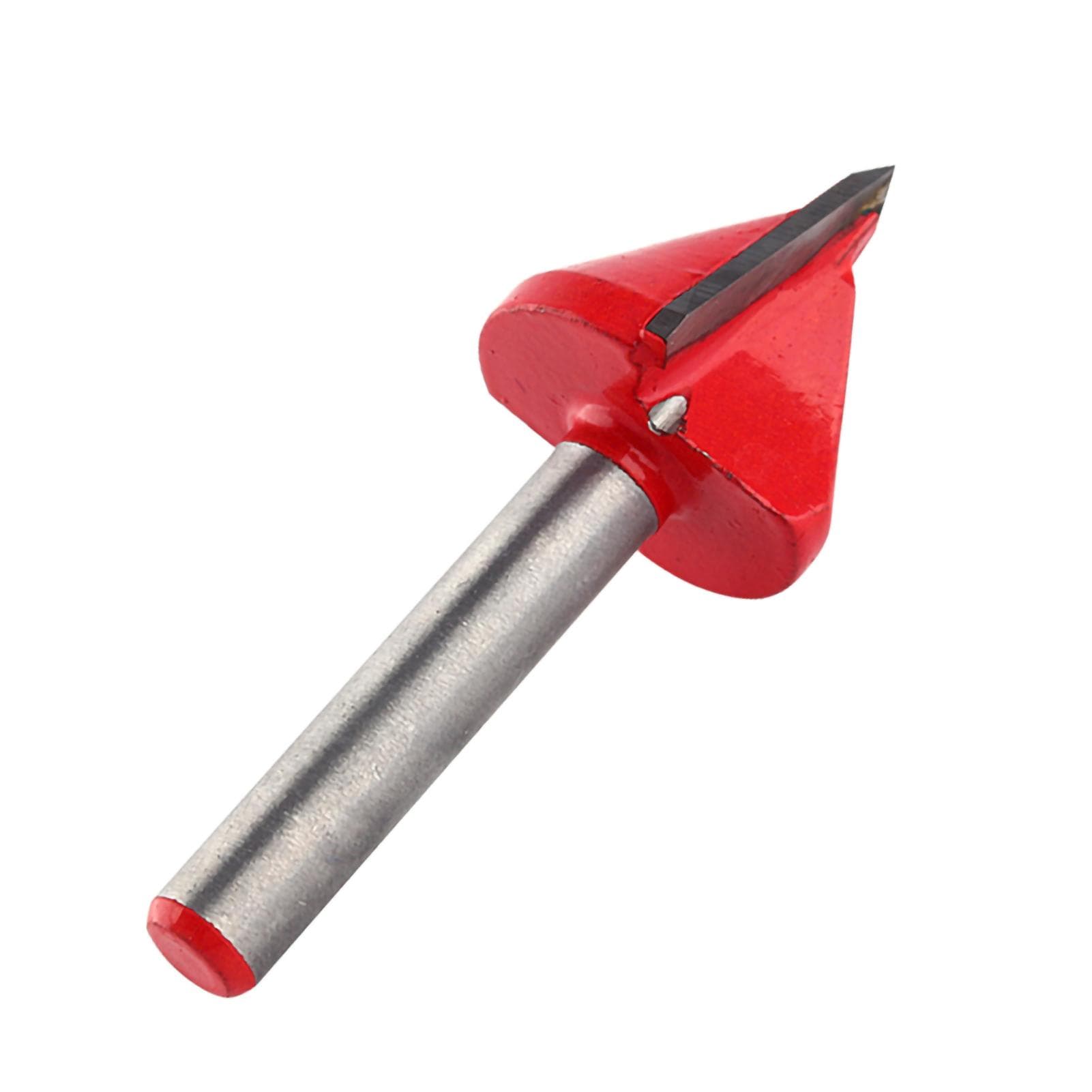 V Grooving Router Cutter 6x22mm 60 degrees 6mm Shank V Groove Router Bit For Router Milling Machine CNC