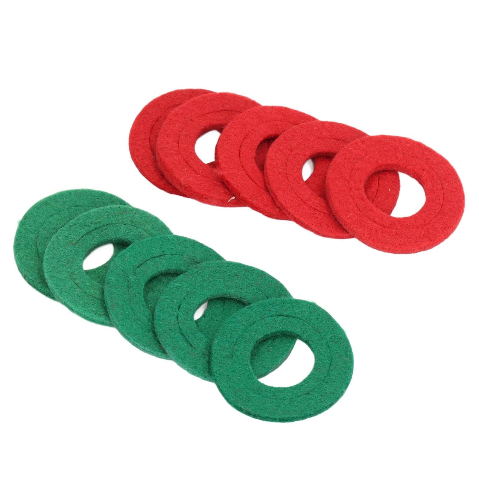 10PCS Fiber Washers Battery Top Post Protector Terminal Leakage Protection Gasket Red and Green