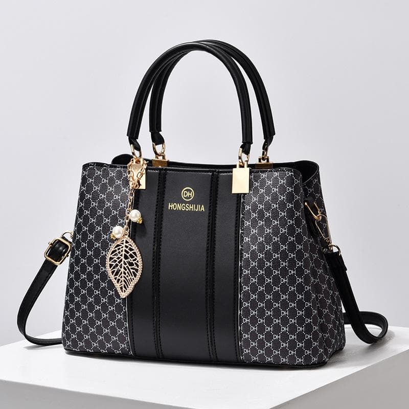 Handbag Large Capacity Women's Leather Bag Shoulder Bag Ladies Women Bags 2022 Luxury Brand High Quality Mother Gift black
