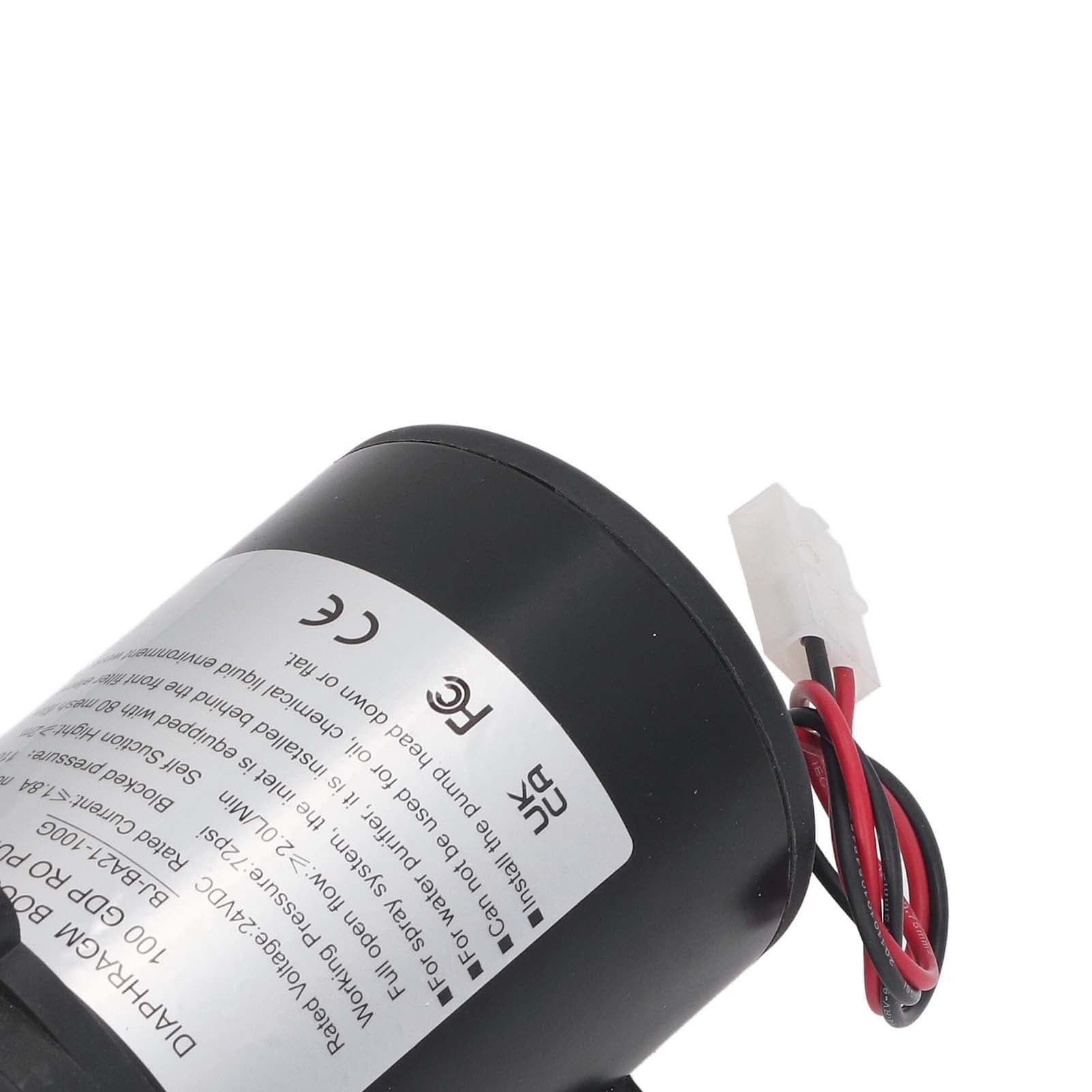 DC24V Diaphragm Booster Pump 60W 100G G38 Female Thread Self Priming Pump with Adapter