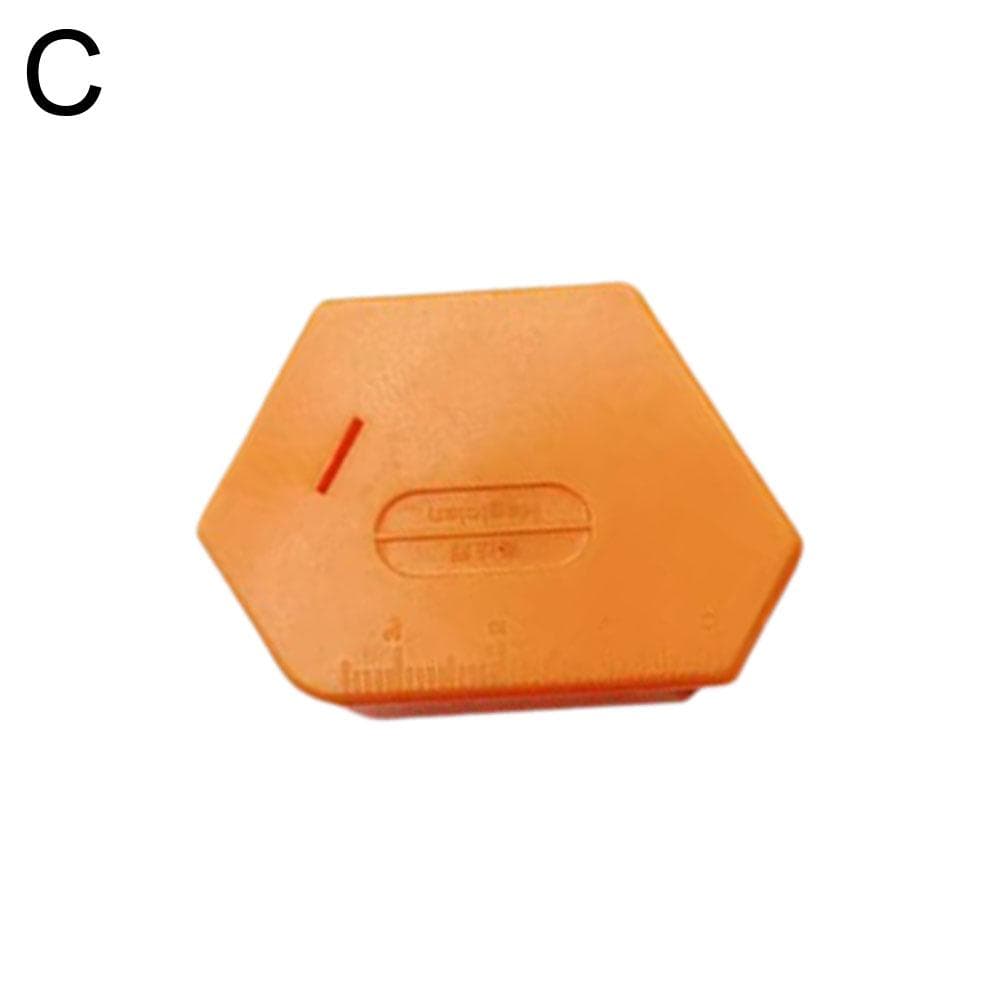 Sewing Magnetic Seam Guide Anti-Slip Grip Sewing Machine Guide Magnets Sewing Machine Attachments Multifunctional Ruler Hemmer orange