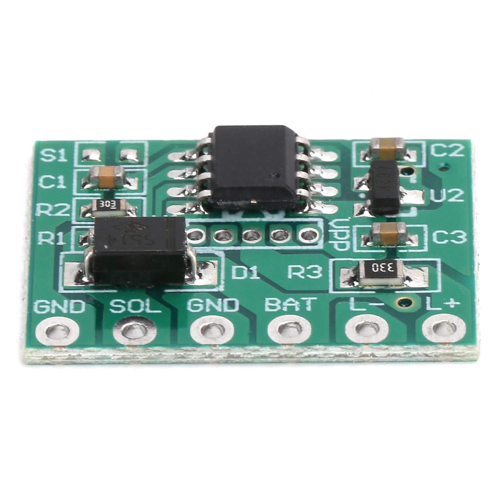Solar Lamp Controller Module Timer Flashing Road Stud Light with DoubleSided Aluminum DC5V