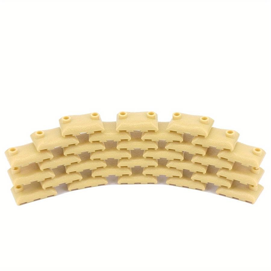 60pcs MOC Military Sandbag Building Blocks Compatible WW2 Soldiers Weapon Bricks DIY Army Scene Parts Toys for Boys Gift