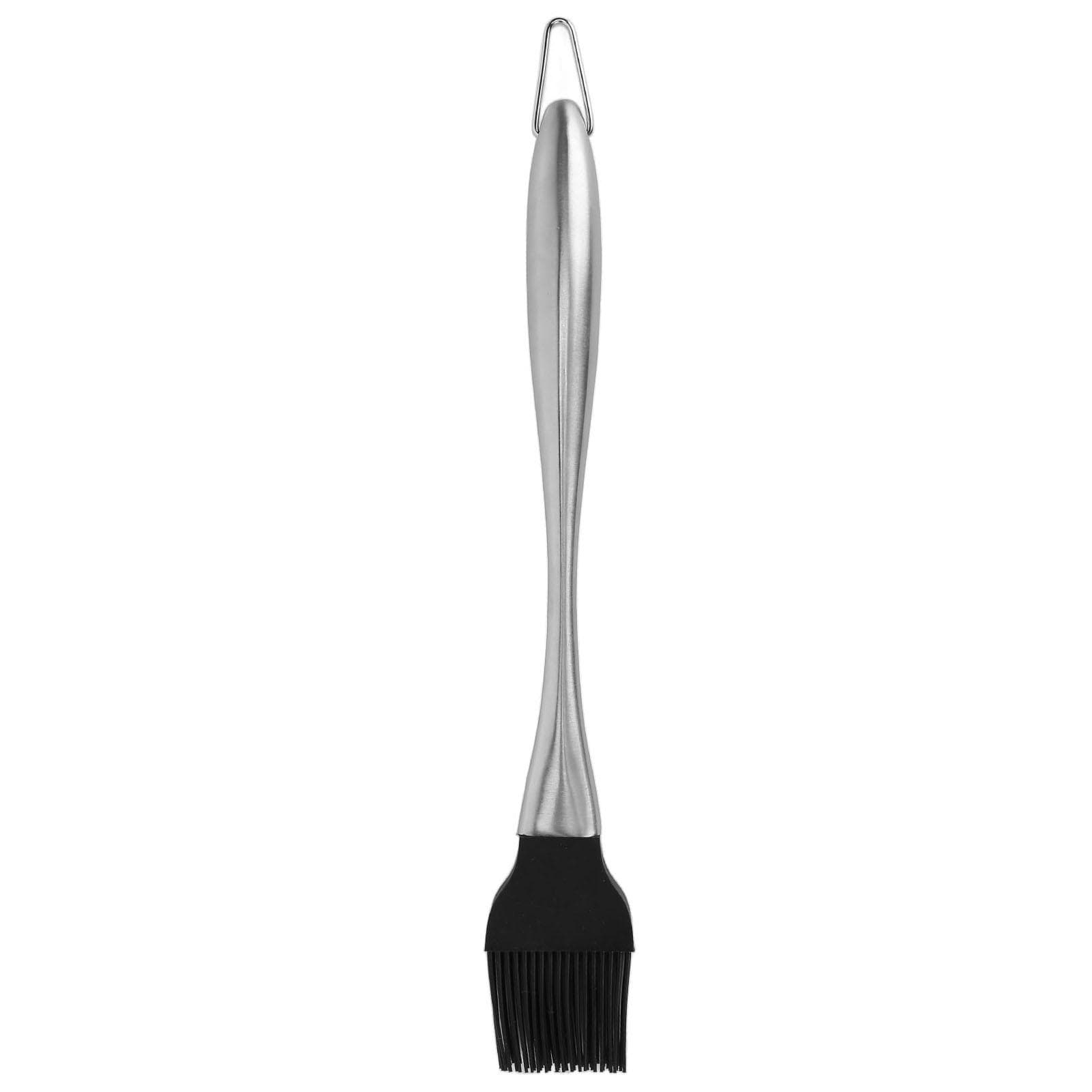 Silicone Brush Stainless Steel Handle High Temperature Resistant Kitchen Baking Barbecue Sauce Oil