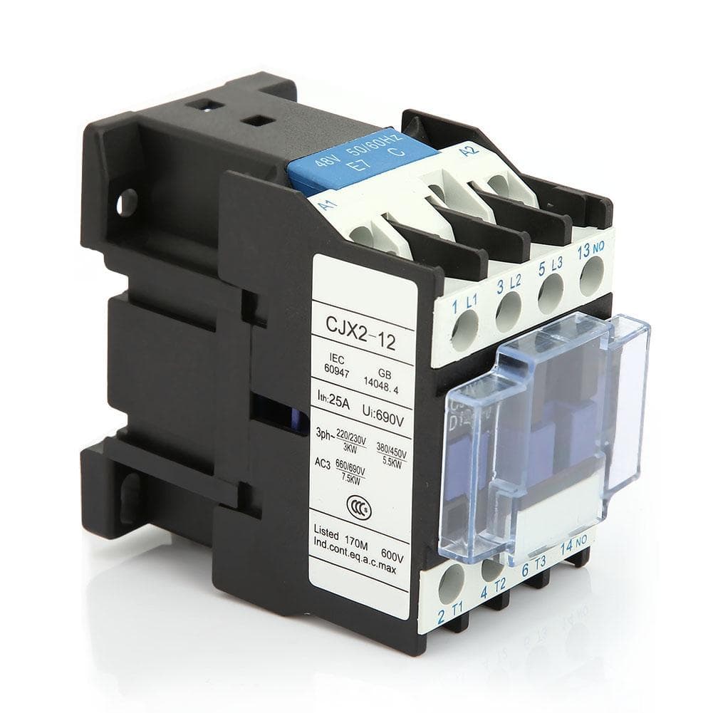 CJX21210 Rail Mount Contactor Industrial Electric Contactor (48V AC)