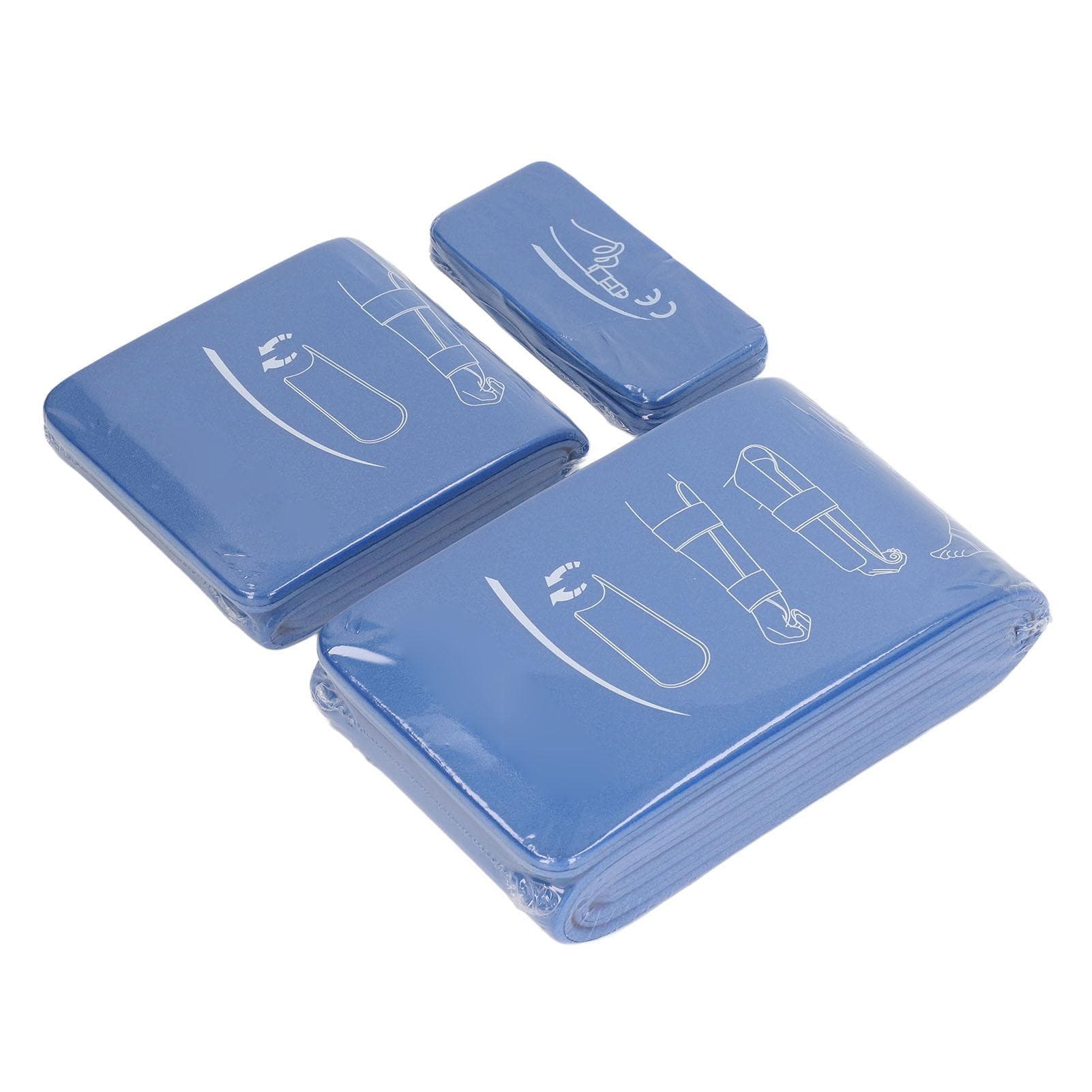 3Pcs Aluminum Splint First Aid Splint Easy Cutting Breathable Splint for Arm Leg Finger
