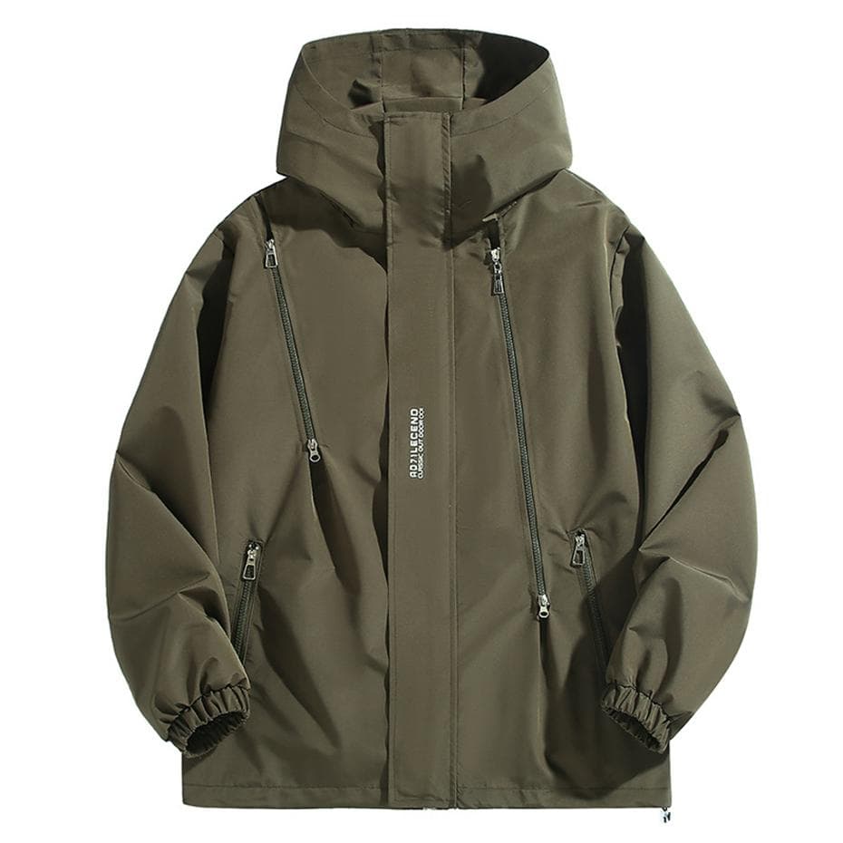 10XL 12XL Plus Size Windbreaker Men Waterproof Jacket Solid Color Black Windbreaker Coats Male Big Size Outdoor Outerwear 7XL green