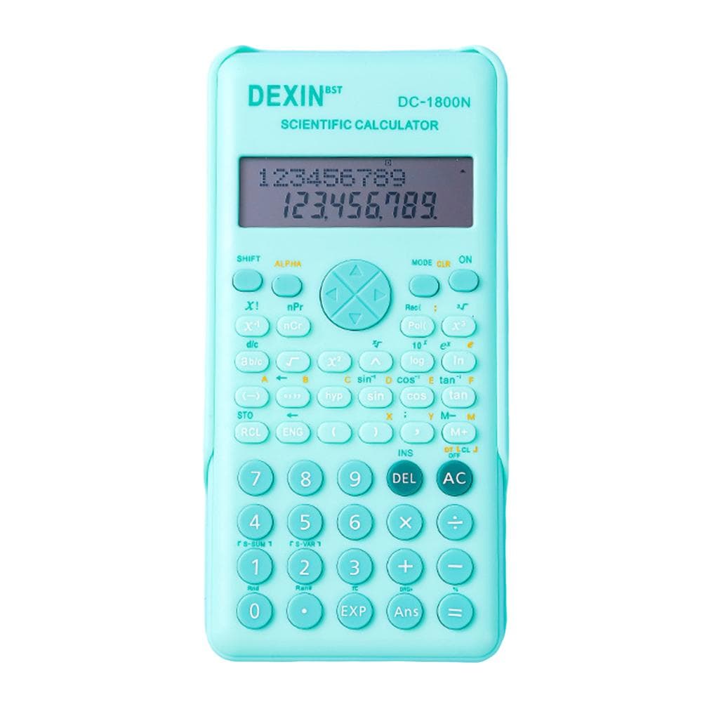 Scientific Calculators Pink Math Calculator with 240 MultiFunctional Calculator 2 Lines LCD green