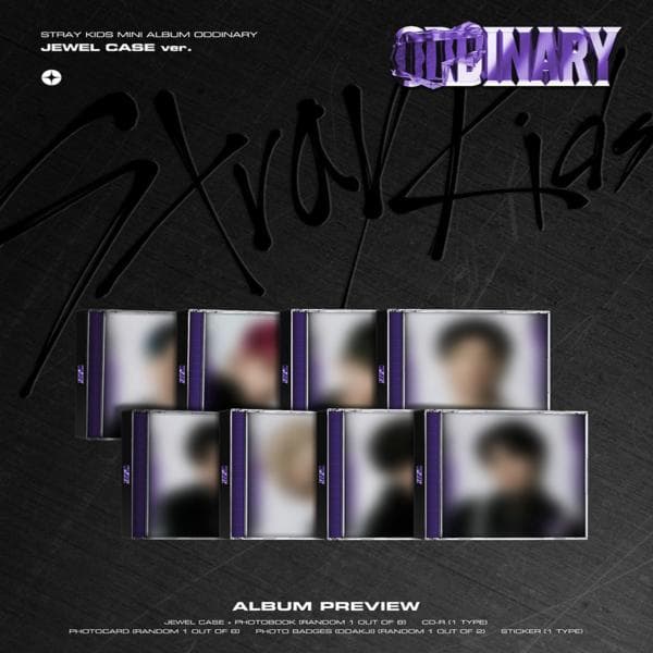 STRAY KIDS - 6th Mini Album [ODDINARY](Jewel Ver.) Random
