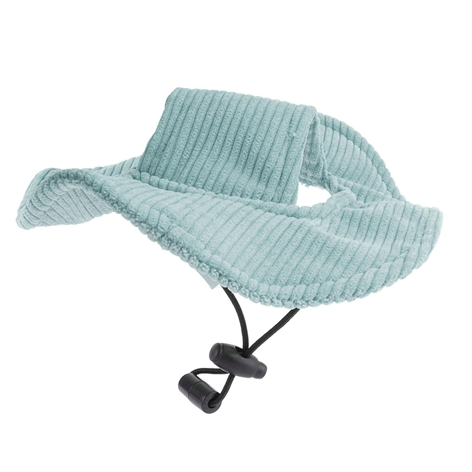 Pet Cap Sun Protection Soft Comfortable Lightweight Cute Pet Sun Hat with Ear Holes for Cats Dogs XS 24in: 63.5 X 48 X 50.8cm / 25 X 18.9 X 20in green
