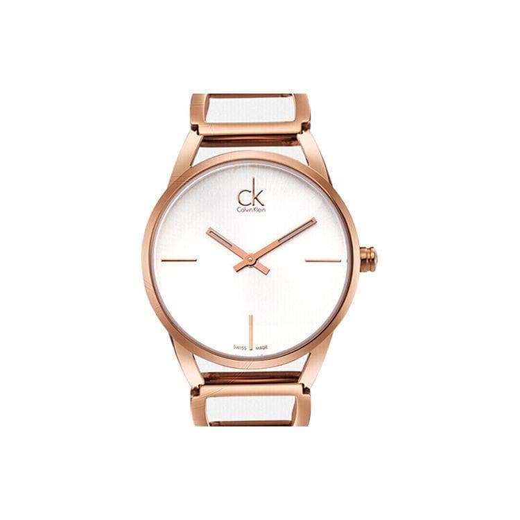 Calvin Klein Elegant Series Watch Quartz Movement Stainless Steel Bracelet Silver Dial Women watches K3G23626 Regular Watch Box,Silver Dial Rose Gold Strap