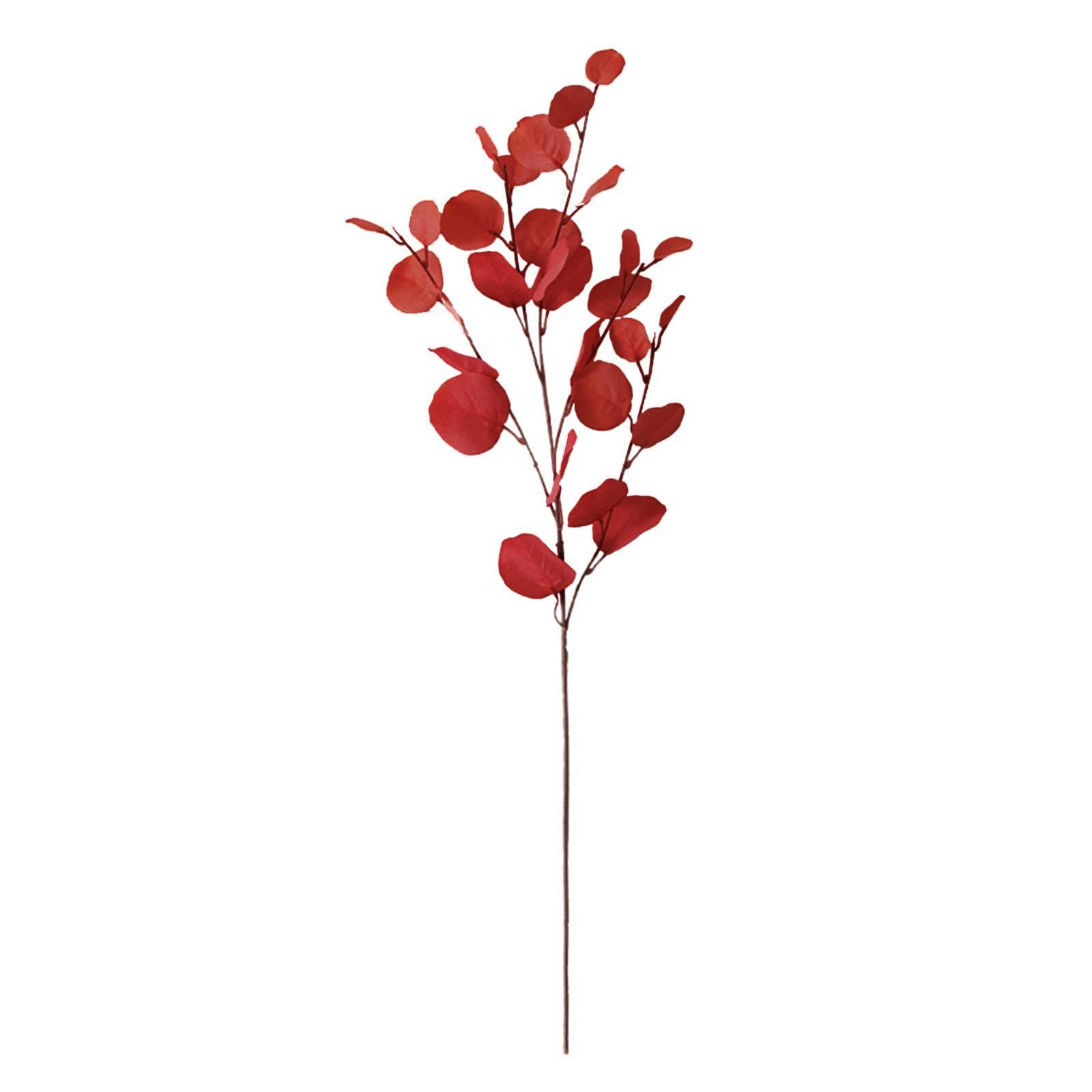 Simulation Eucalyptus Leaves Artificial Fake Eucalyptus Leaf Branches Home Desktop Simulation Plant