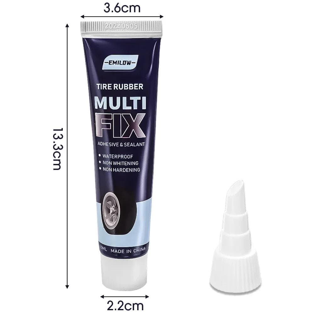 50ML Car Tire Repair Glue Universal Multi-functional Outer Tire Wall Tire Crack Repair Motorcycle Bike Strong Repair Black Glue