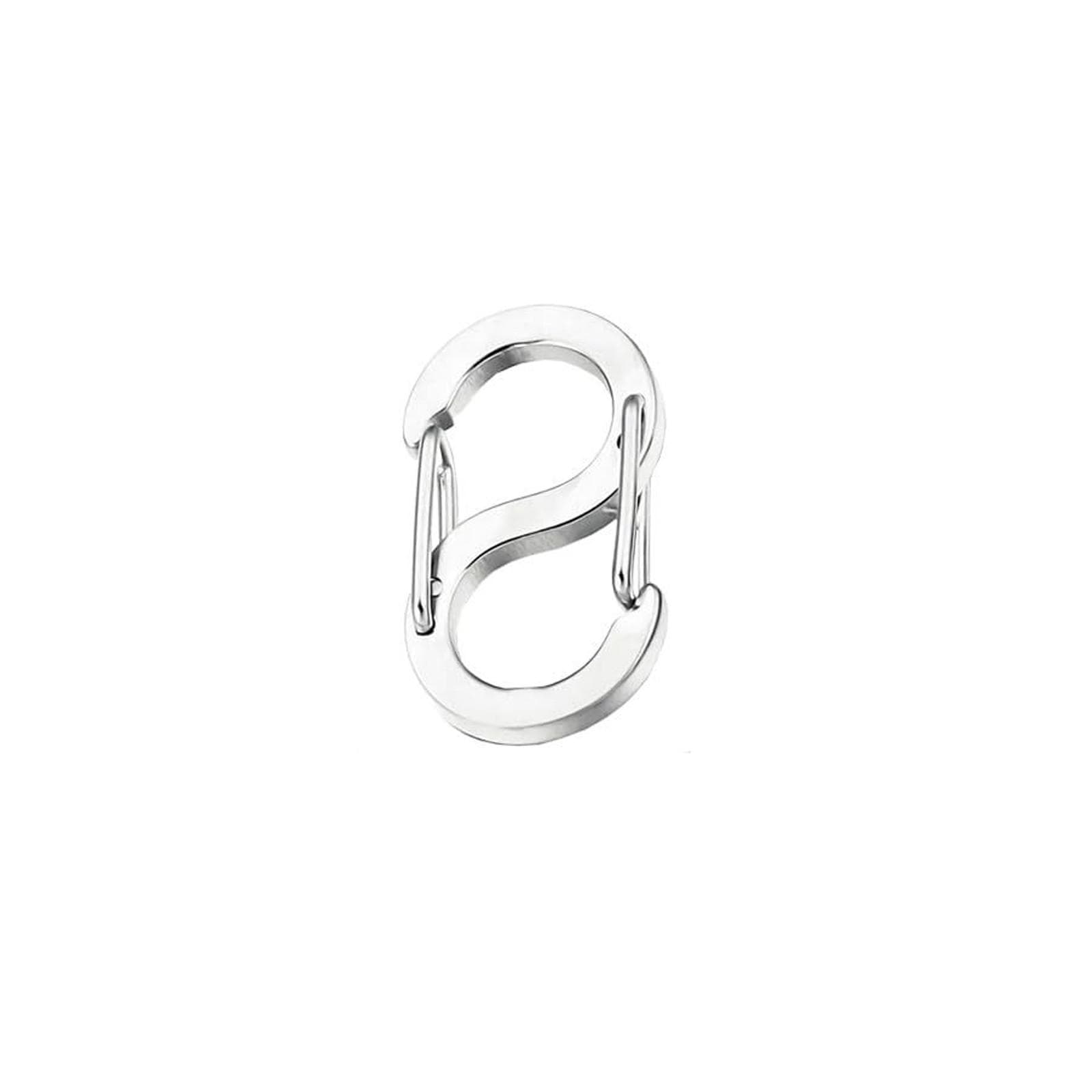 Necklace Shortener Clasp Double Opening Lobster Clasps Bracelet Clasps And Closures For DIY Jewelry Making 23 silver