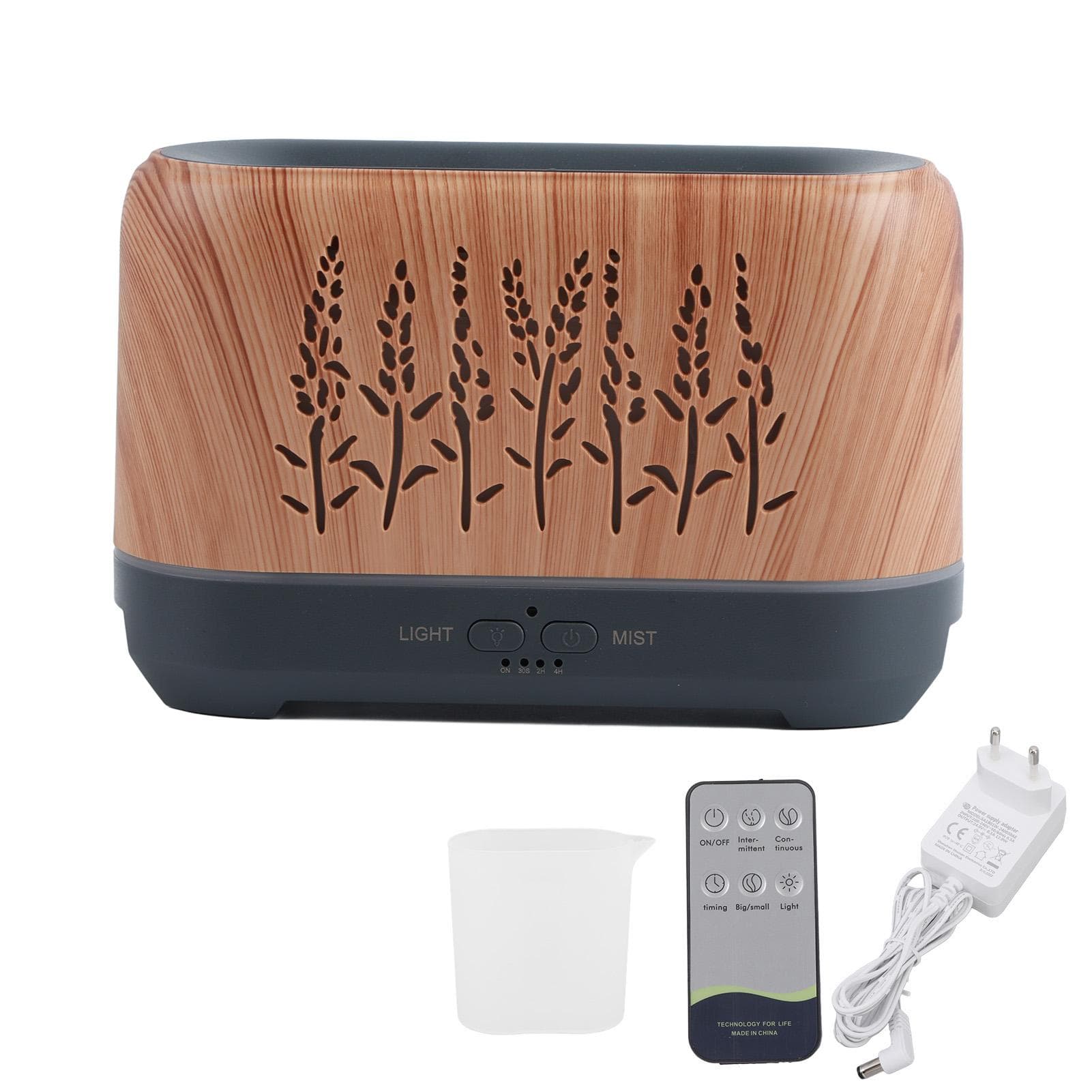200ml Flame Diffuser Humidifier Portable Noiseless Aroma Diffuser with Remote Control for Home