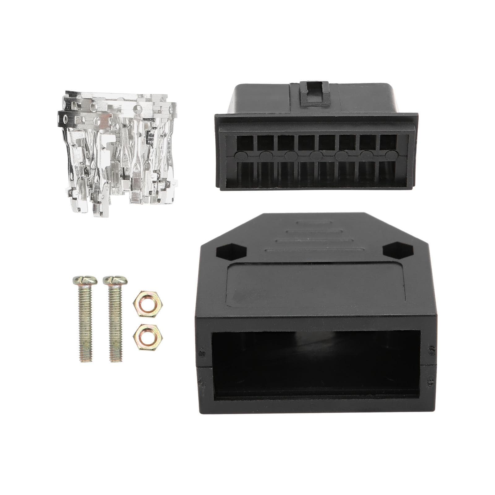 16Pin Universal OBD2 Plug Male Connector OBD Connect Adapter Kit Car Diagnostic Scan Tool