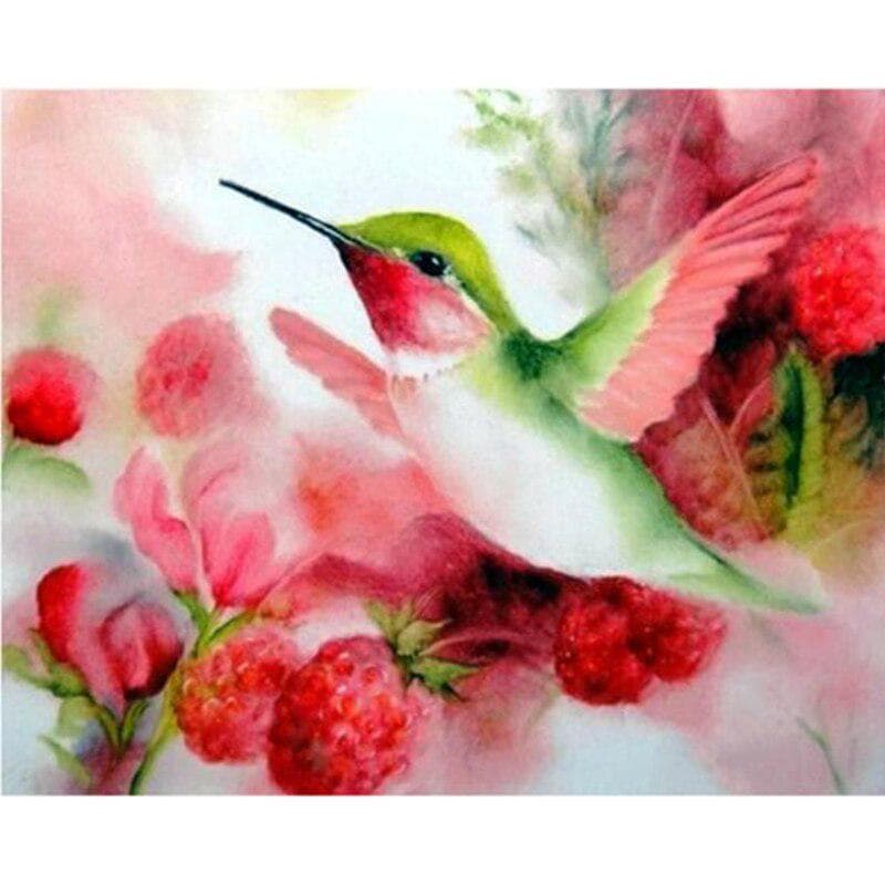 Full Diy 5d Diamond Painting Animal Bird&flower Cross Stitch Diamond Embroidery Patterns Rhinestones 20X30CM