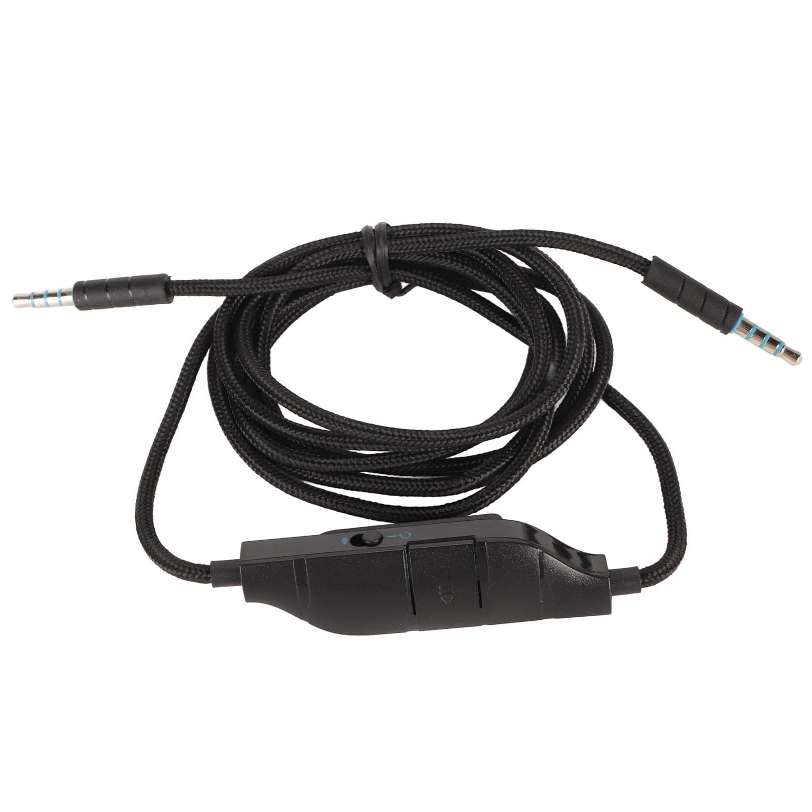 Headphone Sound Cable 3.5mm Gaming Headset Aux Cord with Inline Mic Mute Volume Control for