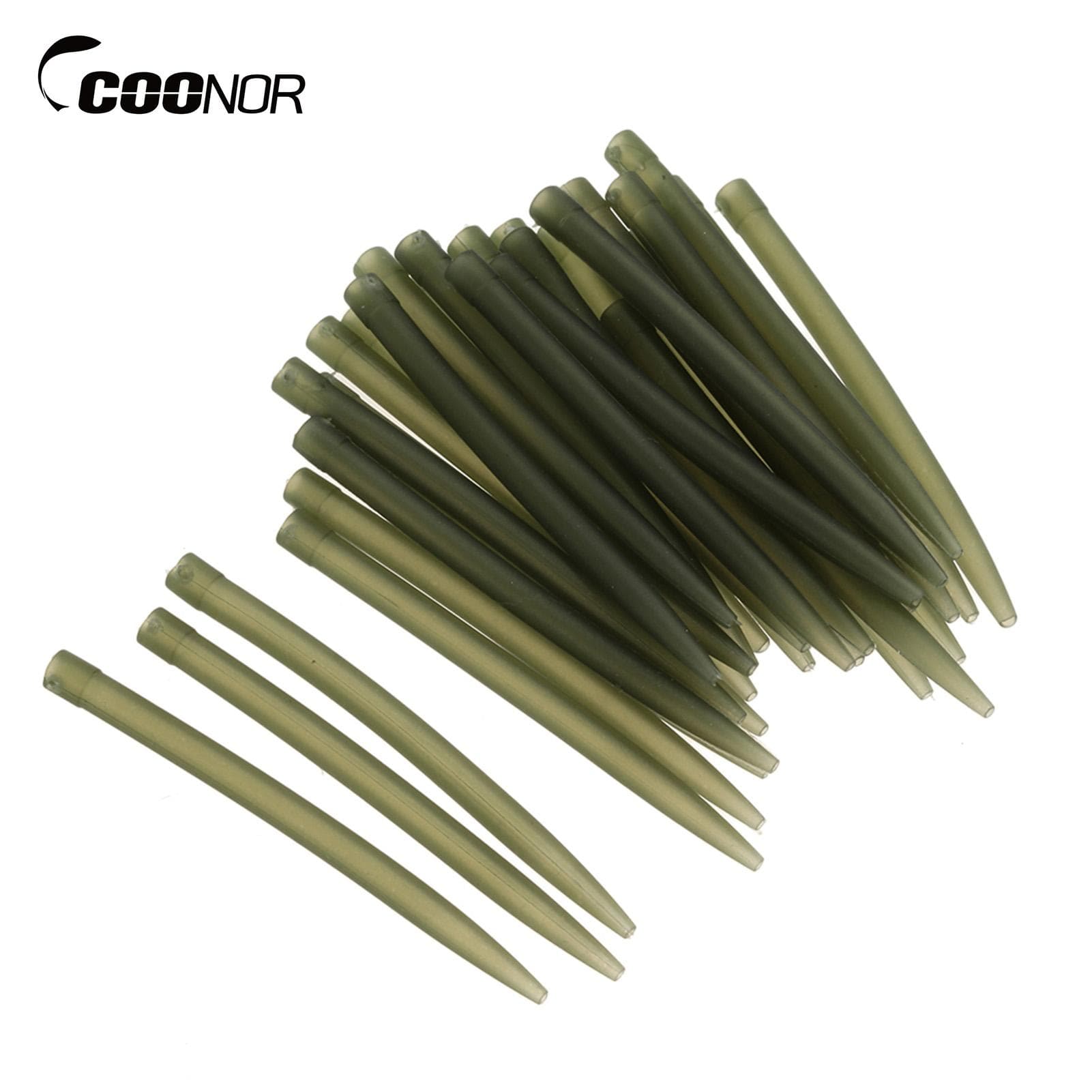 54mm Anti Tangle Rubber Sleeves Connect with Fishing Hook Carp Coarse Fishing Accessories 30pcs