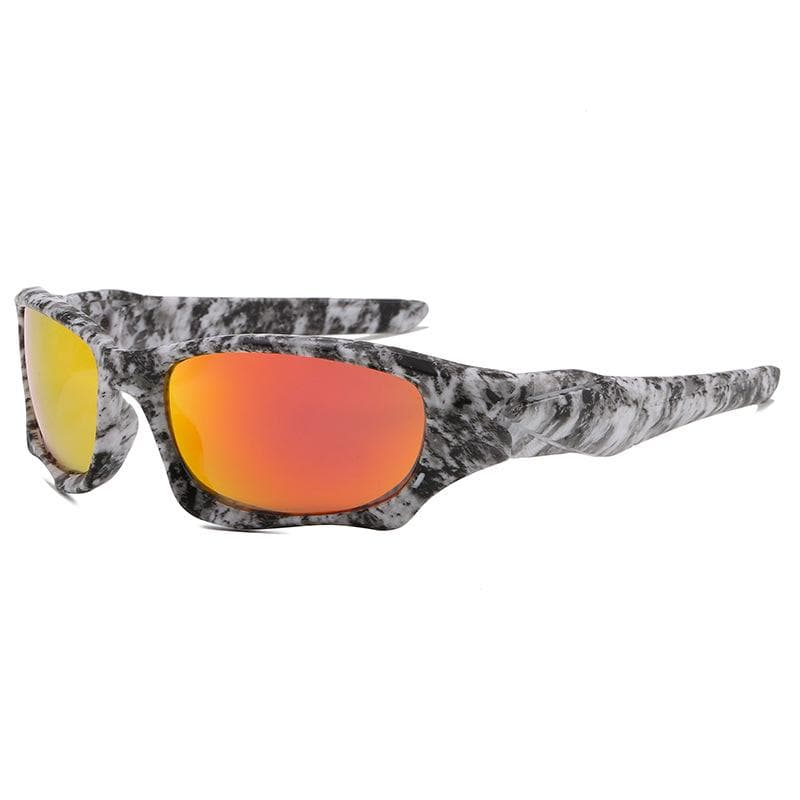 Men's Polarized Tactical Windproof Sunglasses - Military Green, Sports Style Non-Polarized