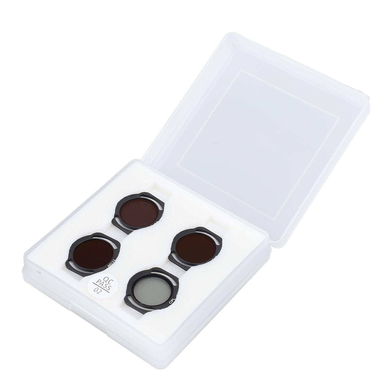 Drone Camera Filter Set Multi Coated Optical Glass Double Sided Adhesive Aluminum Alloy Frame CPL