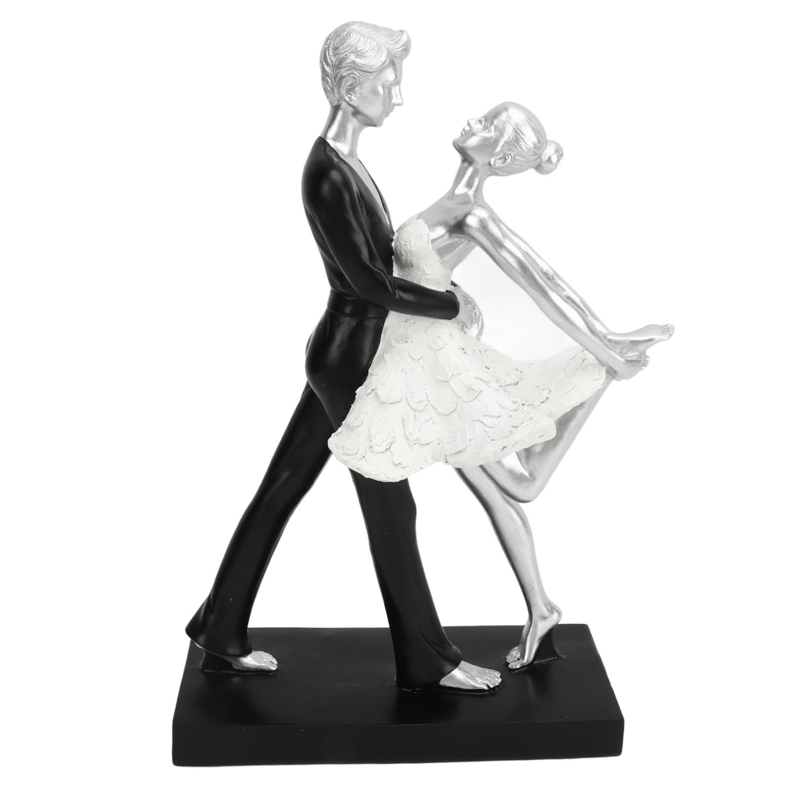 Couple Dancing Sculpture Modern Simple Innovative Resin Hand Crafted Couple Dancing Abstract Statue