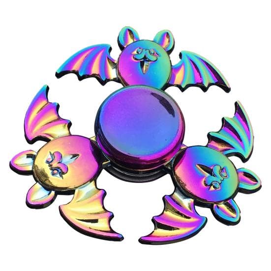 EDC Hand Spinner Decorative Anti-Anxiety Multi-color Metal Rainbow Fidget Spinner for Office 2
