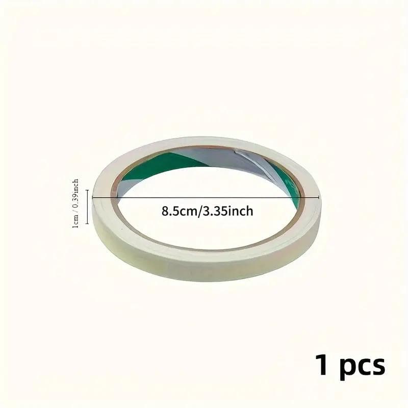 1 Roll Luminous Glow Tape Long-Lasting Fluorescent Tape for Outdoor Sports, Night Decorations, Home Marking 300CM*1CM green
