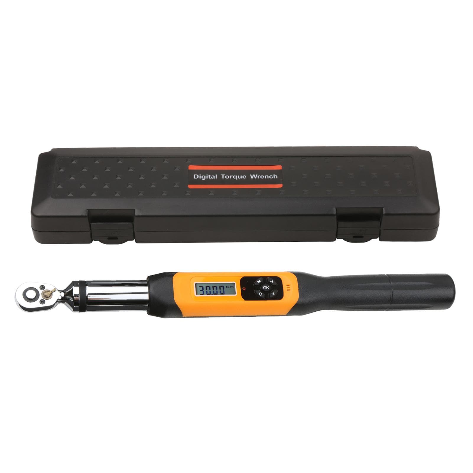 3/8 Inch Digital Torque Wrench Electronic Torque Wrench with Buzzer & LCD Alarm (0.3-30 N.m) 0.6-60 N.m