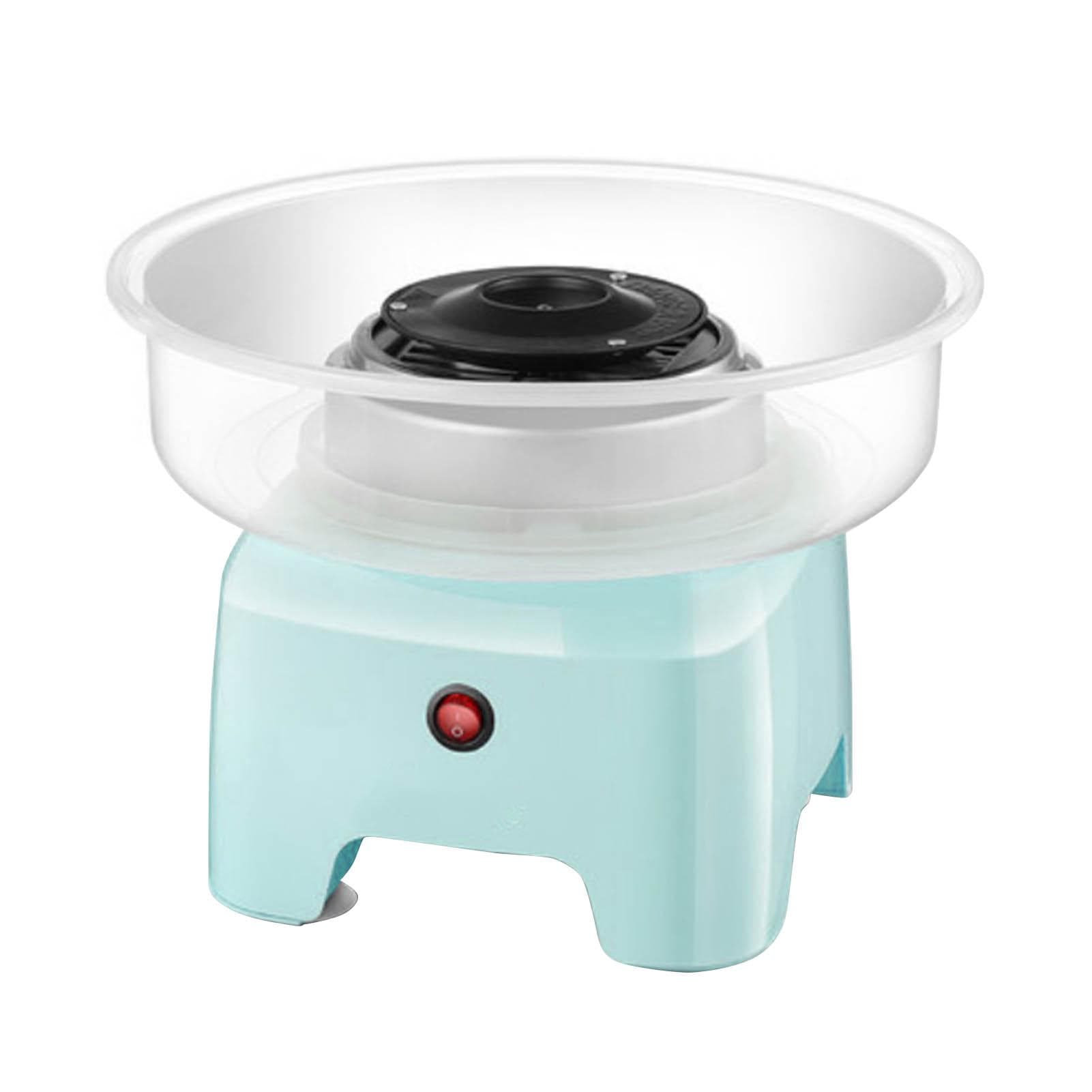 Cotton Candy Maker Candy Floss Machine Automatic Quick Heating Split Design for Home blue