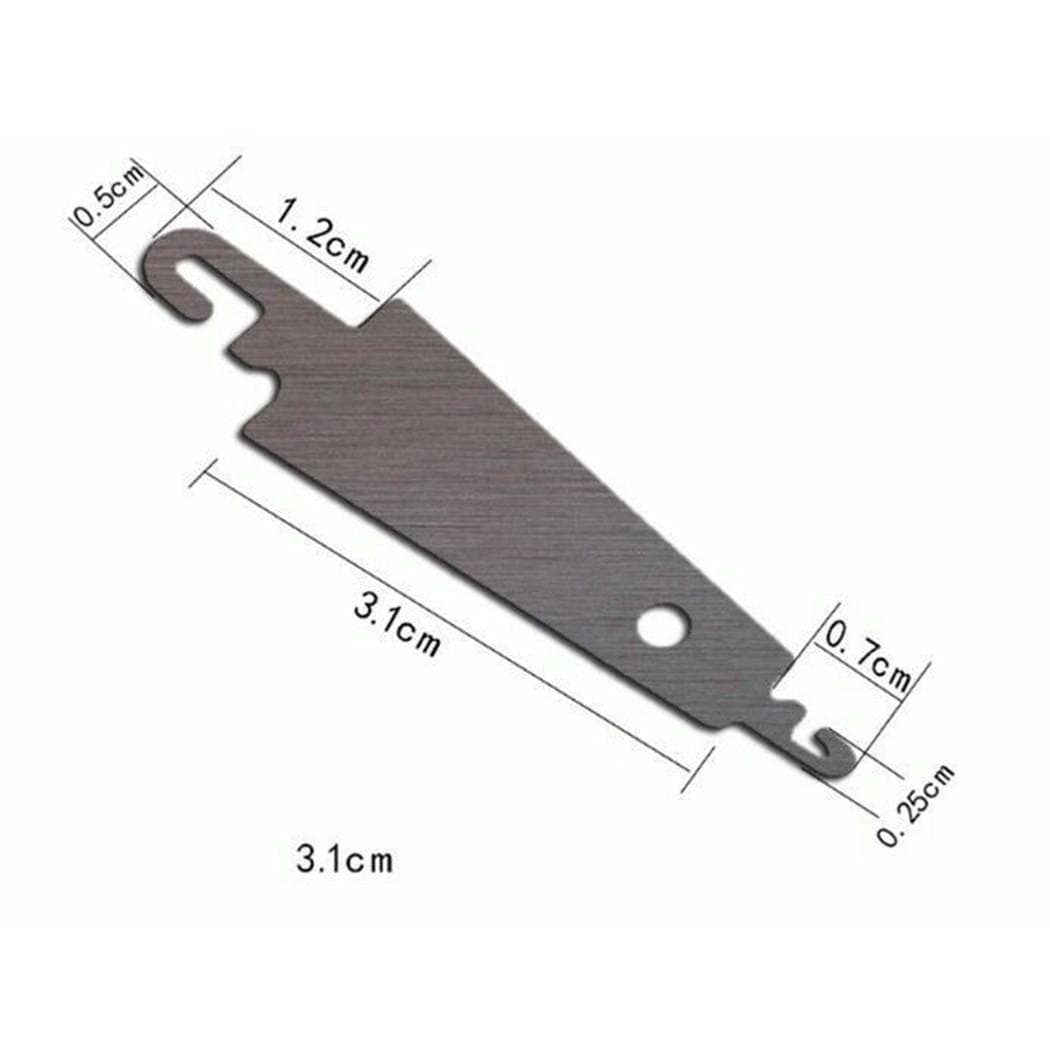 Stainless Steel Metal Needle Threaders Good Toughness Hand Sewing Embroidery Craft Tool 5PCS