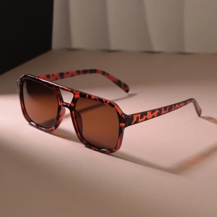 Square Retro Sunglasses Women Men Vintage Sun Glasses Fashion Frame Personality Mirror Travel Punk Oculos De Sol Other